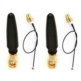 5g 4g 433mhz rp-sma sma rubber antenna with 10cm rf ipx ipex u.fl connector to sma female cable