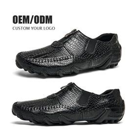 OEM Custom From Manufacturer Odm Logo Business Genuine Leather Dress Italian Men Shoes