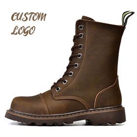 OEM Outdoor Men's Shoes Fashion British Boots Men's Spring Cowboy Boots Men's tooling Boots