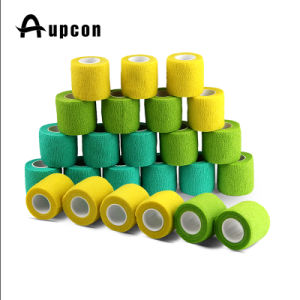 Wholesale Medical Equipment Non Woven Cotton Easy Tear Self Adhesive Vet Wrap Adhesive Elastic Cohesive Bandage