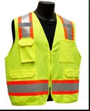 High Visibility Vest Reflective Warning ANSI Class 2 Safety Vest