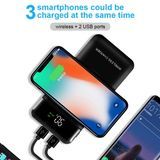 Promotional 10W Fast Qi Wireless Mobile/Cell Phone Charging Holder/Power Port/Pad/Station/Charger for iPhone/Samsung/Nokia/Motorola/Sony/Huawei/Xiaomi/Blackview