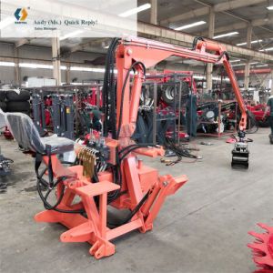Forestry Machine Timber Crane with Winch Grapple Hot Sale in Germany/Canada/Chile