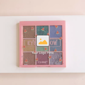 High Pigmented Pink Eyeshadow Pallet Custom Logo Paraben Free 18 Color Eyeshadow Makeup Palette