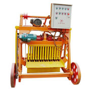 Mobile concrete electric egg laying brick making machine with wheels