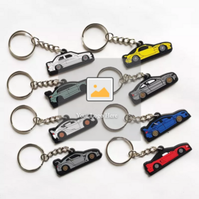 customized logo creativity heart shaped MDF wooden sublimation keychain