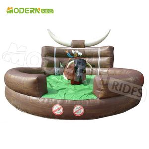 kids amusement park equipment playground fairground luna park backyard inflatable bullfight mat Bullfighting Machine for sale