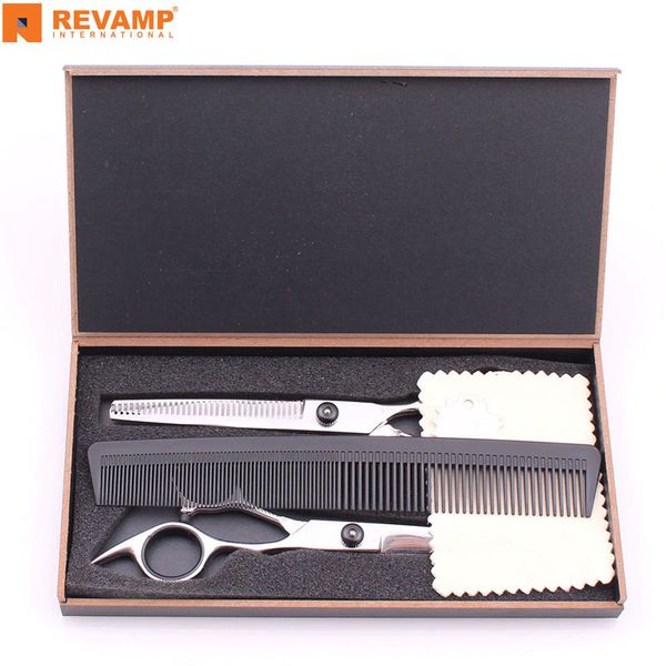 High Quality Professional Stainless Steel Dry Hair Cutting Scissors Sharp Straight Blades Rubber Handles Sustainable Beauty Tool