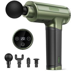 2022 heat full body deep tissue massage pistol mini massage gun message gun dropshipping percussion 30 speed muscle massage gun