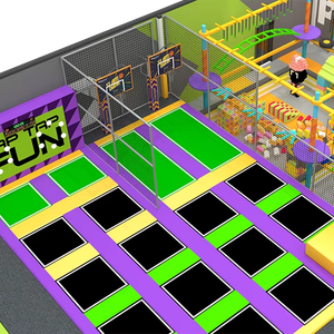 Pokiddo Custom-Size Indoor Trampoline Park Premier Quality with Free Design for Commercial Outdoor Use
