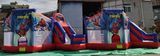 Inflatable Spider Man Bouncy Castle Combo with Slide