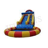 Ocean World Inflatable Water Slide with Swimming Pool / Water Park Slide for Kids