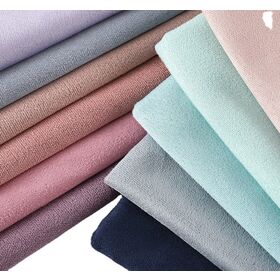 faux rabbit fur fabric fashionable 100% polyester fake fur fabric wholesale suede bonded faux fur cloth fabric