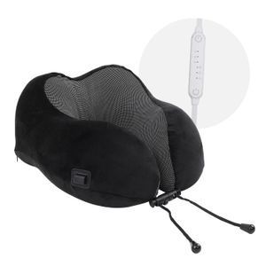 Customization portable electric memory foam heating neck pillow smart pillow for airplane traveling car pillow