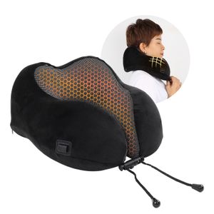 Customization smart memory foam cervical heating neck pillow pain relief pillow for car home office pillow