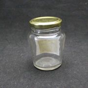 High Transparent Food Sauce Glass Jar