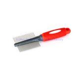 Factory Direct Double-Row Stainless Steel Pet Products Grooming Comb for Dogs Hair Brush