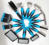 Pet Grooming Tools Set - Grooming Brushes-Combs-Dematting - Deshedding Tools for All Types Haired Pets
