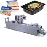 Automatic Food Nitrogen Plastic Tray Thermoforming Packaging Machines Thermoform Date Palm Sausage Corn Vacuum Packing Machine