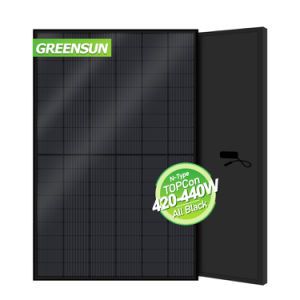 Europe Stock Solar Module N Type Solar Panel Bifacial Full Black 400W 410W 430W PV Modules
