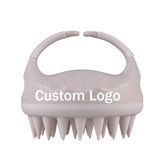 Hairbrush Supplier Wholesale Eco-Friendly Scalp Brush Handheld Soft Silicone Comes with Hanging Holes Scalp Massager Hair Care Shampoo Brush