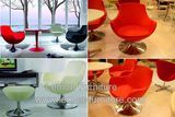 High Quality Lounge Leather Chrome Plated Chair Office Conference Chair