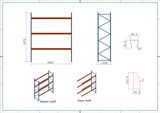 Heavy Duty Selective Stacking Warehouse Storage Metal Teardrop Rack From Nanjing