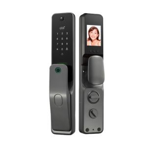 Tuya Smart Locks Security Electric Digital Fingerprint Smart Door Lock for Wooden Doors