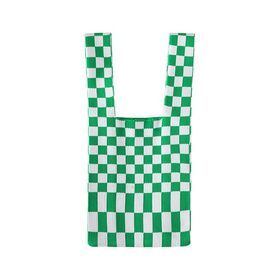 Knitwear manufacturer custom fashion chessboard pattern lattice crochet hand bag contrast color knitted women bag