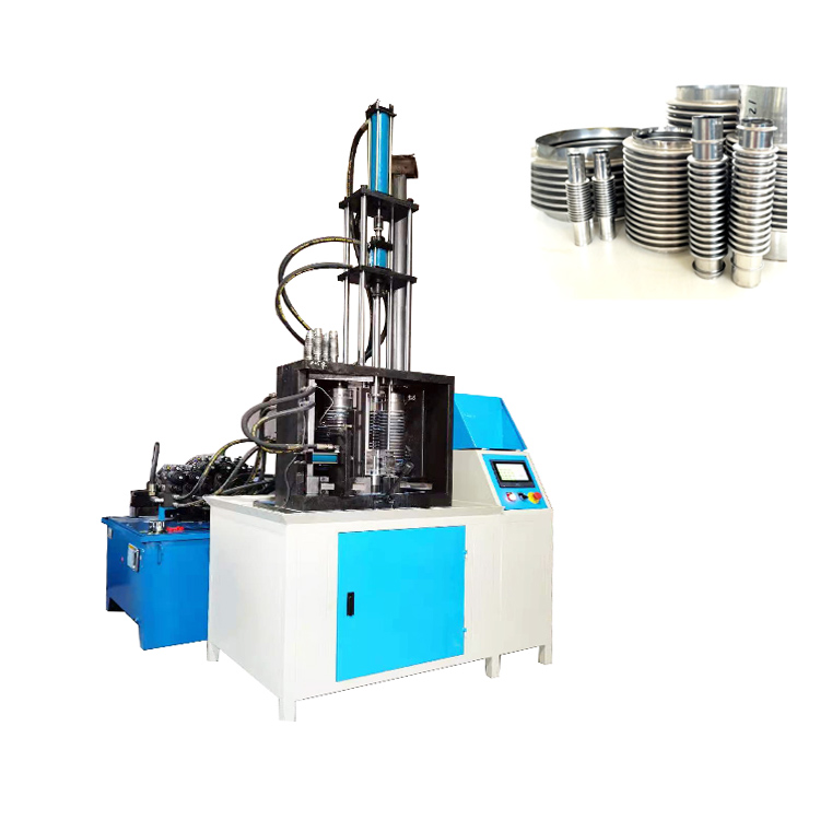 Hydraulic Flexible Multi Pitch Single Ply Bronze Corrugated Tube Bellow Pipe Expanding Making Machine