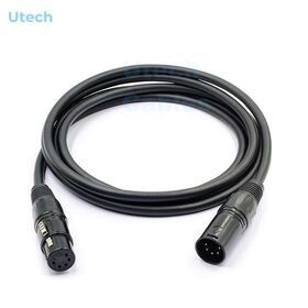 high quality dmx mic cable 5 pin xlr dmx male original supplier 5pin mic female ft microphone 5p oem cable para microfono