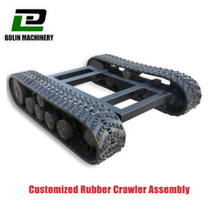 OEM 0.5 Ton to 20 Ton Rubber Crawler Track Undercarriage for Excavator Agriculture Garden Machine Construction Machine