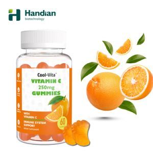 Delicious Natural Fruit Flavors 250mg Gummy Supplements Vitamin C for Immune System Boosting, Antioxidant Support and Overall Wellness