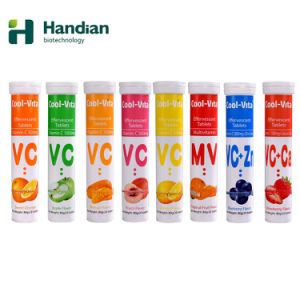 Wholesale Adult Immune Boosters Customized Vitamin Supplement Multivitamin Calcium Collagen Effervescent Tablet Skin Whitening Vitamin C Tablet