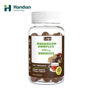 Immune Support & Stress Relief Mushroom Complex Gummies 10X Mushroom Supplement with Lions Mane