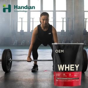 Customized Health Food Supplement Low Carb, Low Calorie, Lactose Free Chocolate Whey Protein Powder