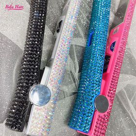 Hair Dryer Brush Hair Straightener,Hair Style Tools,Diamond Flat Irons