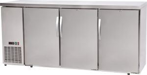 Kitchen Bar Fridge (UndercounterAll Stainless Steel Version)