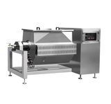 Jam Vacuum Horizontal Shaft Mixer Filling Vacuum Horizontal Shaft Mixing Pot Steam Bean Paste Horizontal Shaft Mixing Pot Source Manufacturer