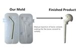 Orthopedic Surgical Medical Knee Hip Spacer Mold