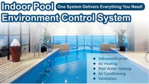 Pool Heating Cooling Dehumidifier with Bitzer Compressor Simens PLC