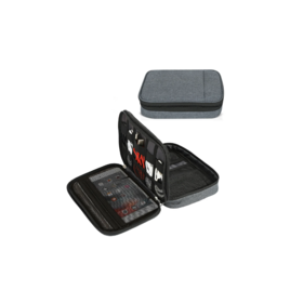 Travel Cable Organizer Bag Pouch Portable Waterproof Double Layers Electronic Accessories Carry Case