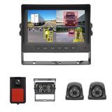 Smart Ai Car Camera Monitor System Blind Spot Monitoring with Recording 4-Way Input