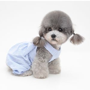 Custom Dog Apparel Rabbit Shaped Breathable Cotton Pet Plaid Pants Large/XL Winter Shirt Sustainable Animal Pattern Pink Summer