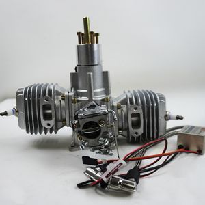 Two-Cylinder Two Stroke Model Airplane Engine for Uav Motor 170cc Airplane Drone