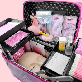 Abonnie lashes wholesale eyelash extension beginner kit with lash primer and bonder anti allergy gel for eyelash extensions