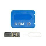 Rsim 19 Heicard V2.0 Turbo Unlock Chip Card SIM with Sticker for Phone 6/7/8 11 12 13 14 PRO Max Rsim for 15 Series Ultrasnow