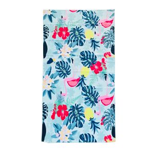 Sand proof micro fibre beach travel towel for outdoor use