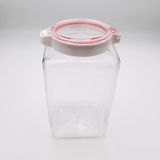 Plastic Transparent Airtight Coffee Nuts Snacks Food Storage Container