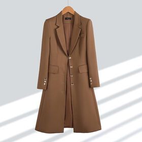 New oversized women's coat single breasted women's suit coat